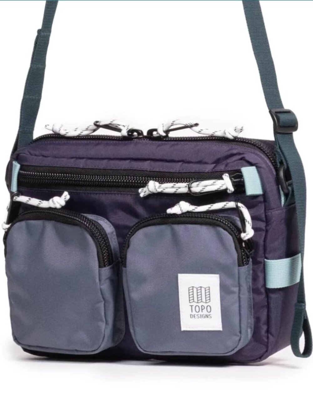 Topo Designs Block Bag in Nightshade/Slate